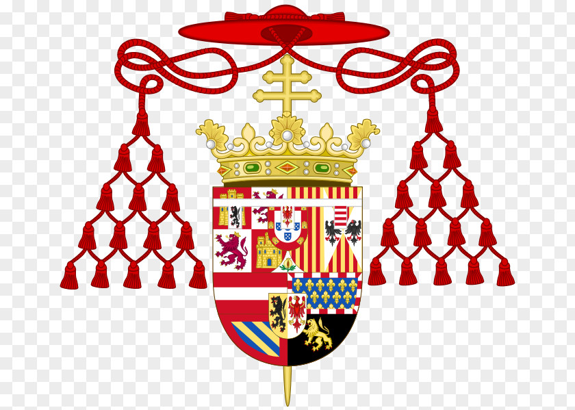 Ferdinand I Of Austria Coat Arms Catholicism Crest Cardinal Escutcheon PNG