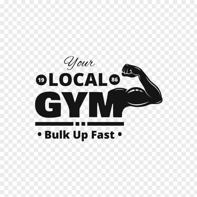 Fitness Logo T-shirt Label PNG