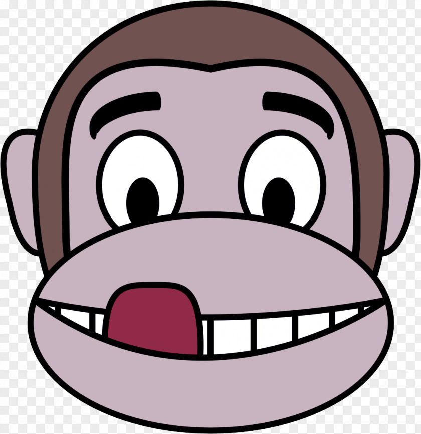 Pink Mouth Face Cartoon Nose Facial Expression Cheek PNG