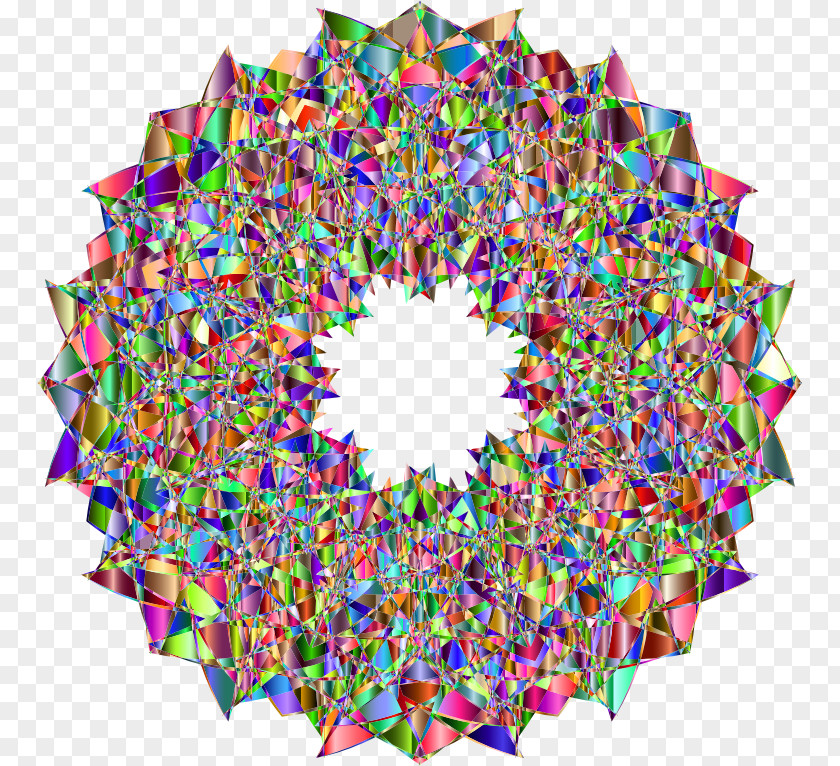 Shards Symmetry Kaleidoscope Line Pattern PNG