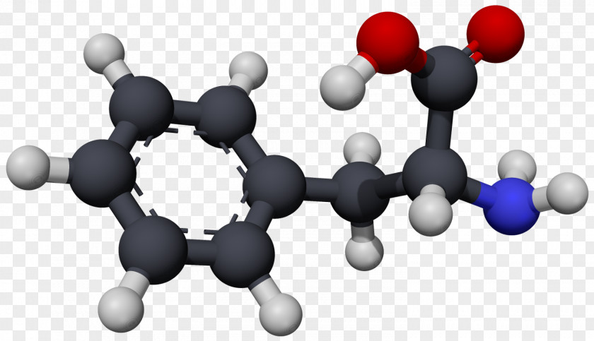 3d Phenylalanine Amino Acid Royalty-free PNG