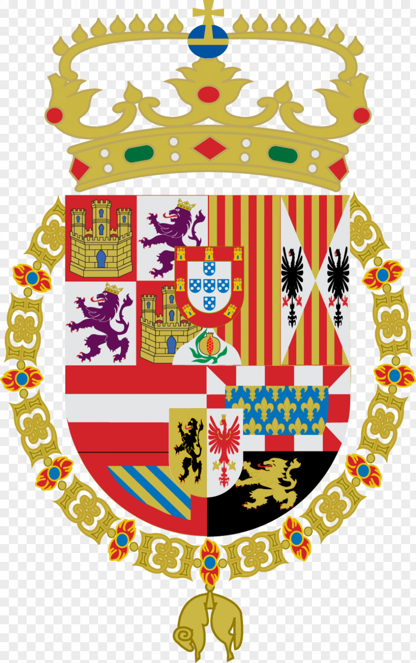 A Royal House Habsburg Spain Coat Of Arms The King Escutcheon PNG