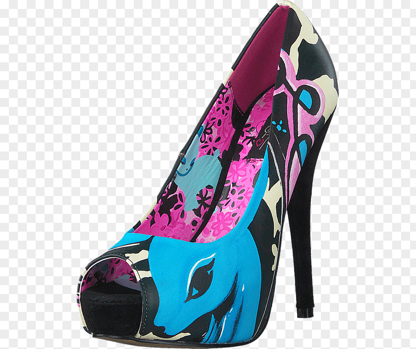 Boot Slipper High-heeled Shoe Blue PNG