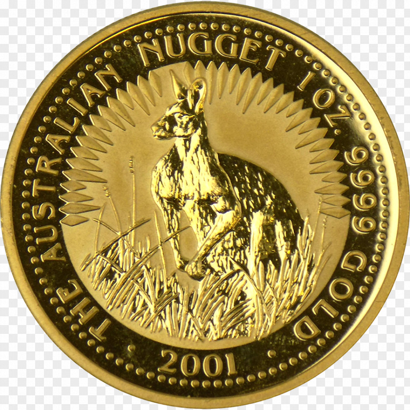 Coin Gold Australian Nugget PNG
