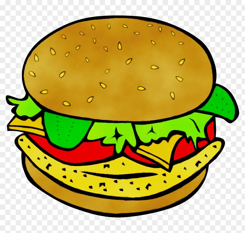 Whopper Veggie Burger Junk Food Cartoon PNG