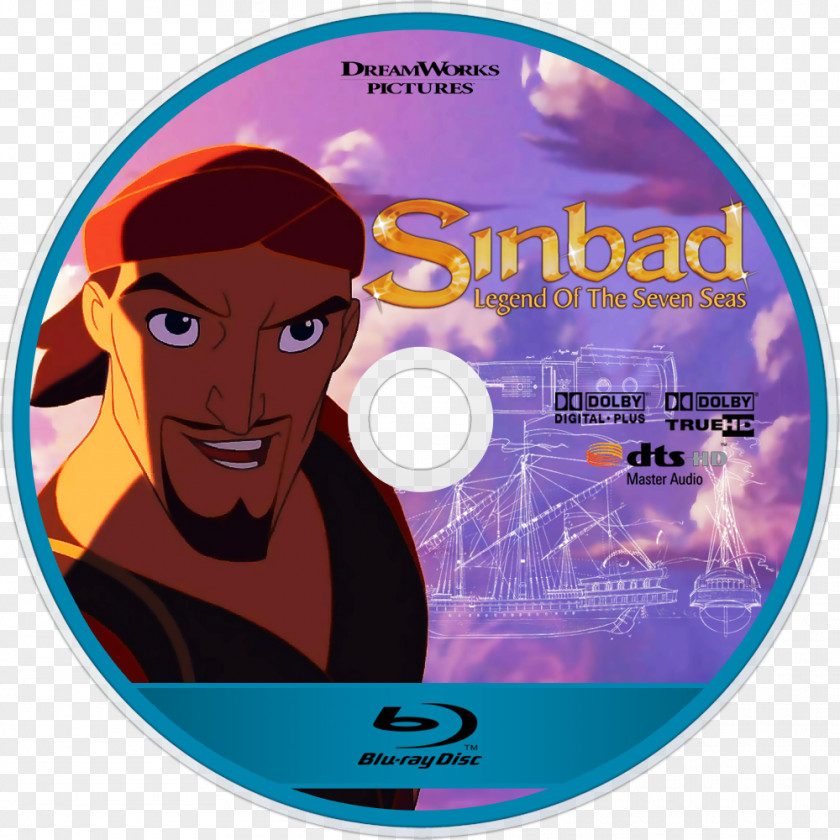 Dvd Sinbad: Legend Of The Seven Seas Compact Disc Blu-ray PNG