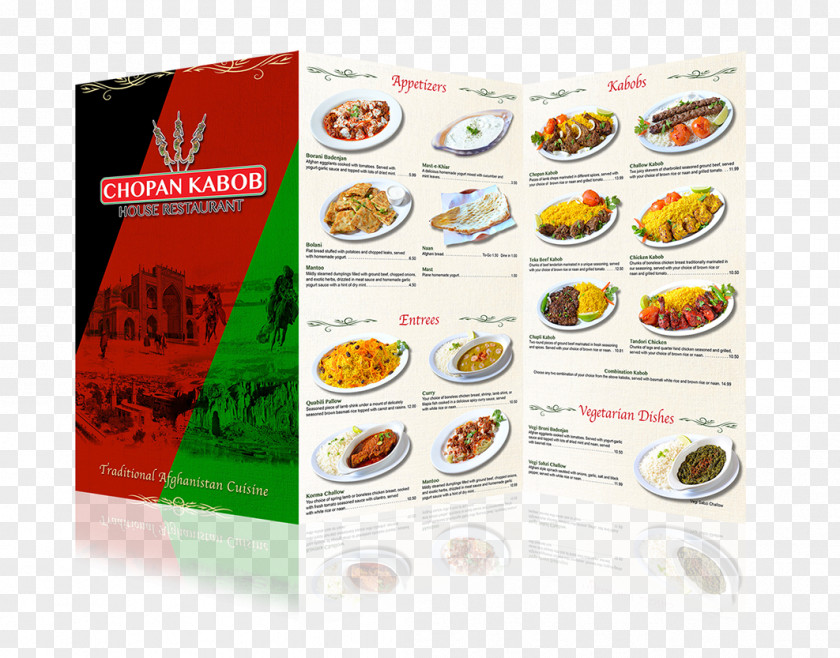 Menu & Graphic Specialist Restaurant Afghan Cuisine Mexican CuisineFolding Layout Guzman Designs PNG