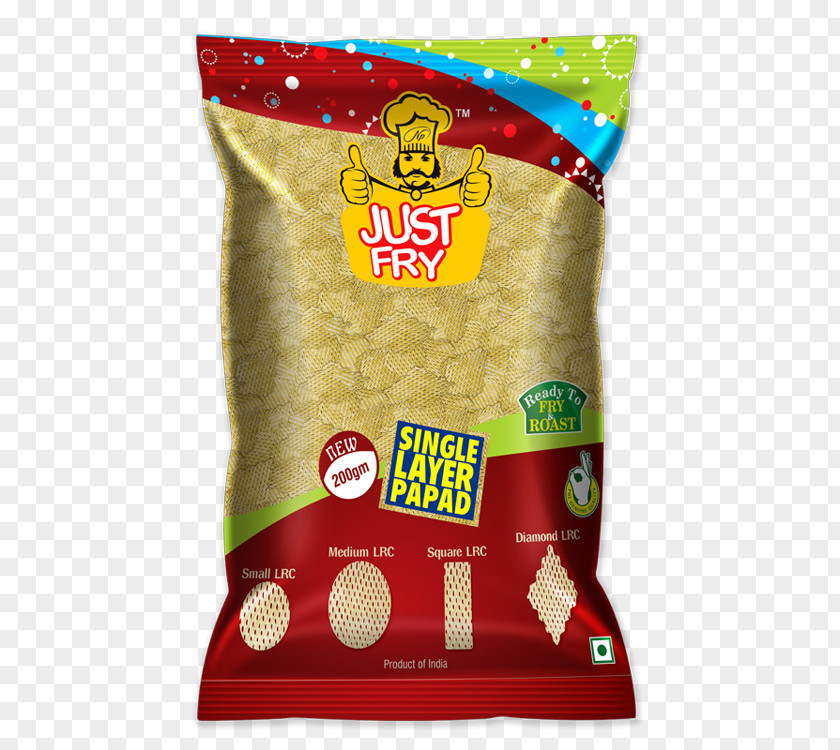 Papad Papadum Plastic Bag Packaging And Labeling Food Snack PNG