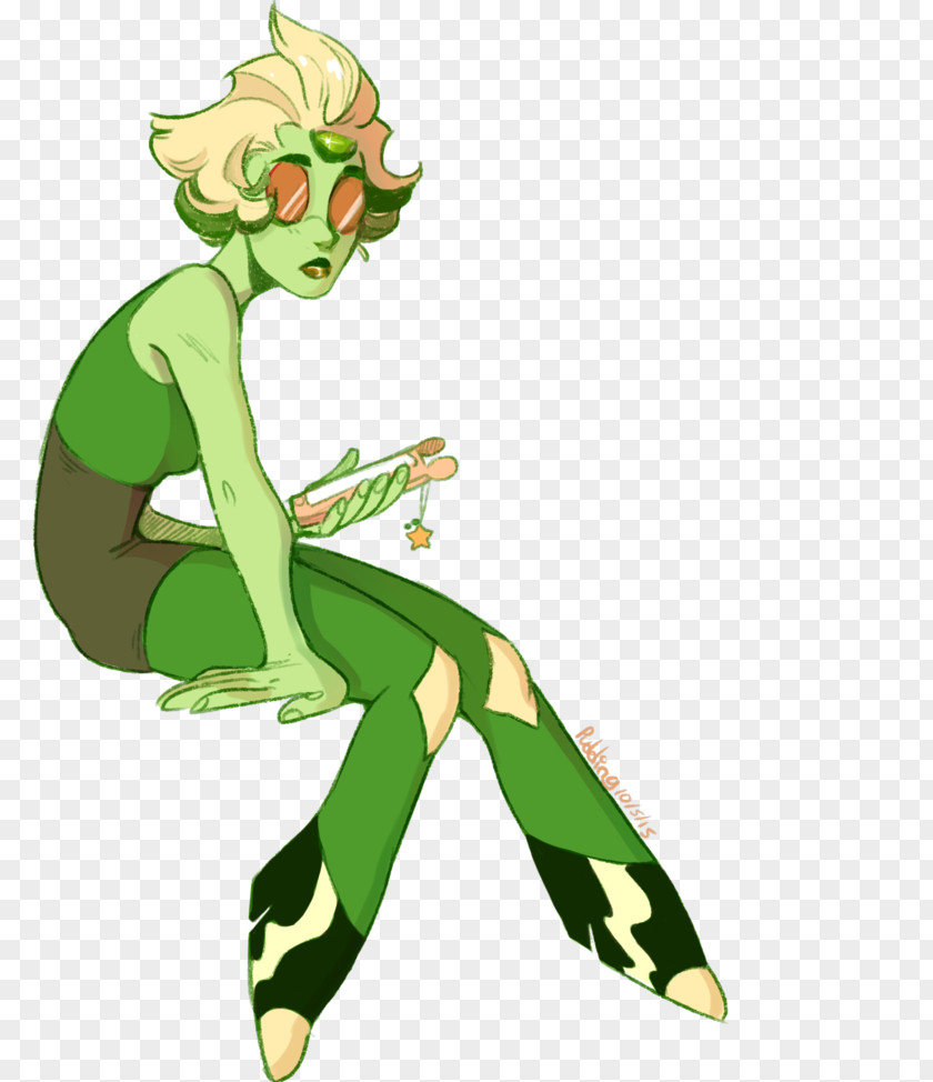 Steven Universe Peridot Fanart Vertebrate Finger Flowering Plant Clip Art PNG