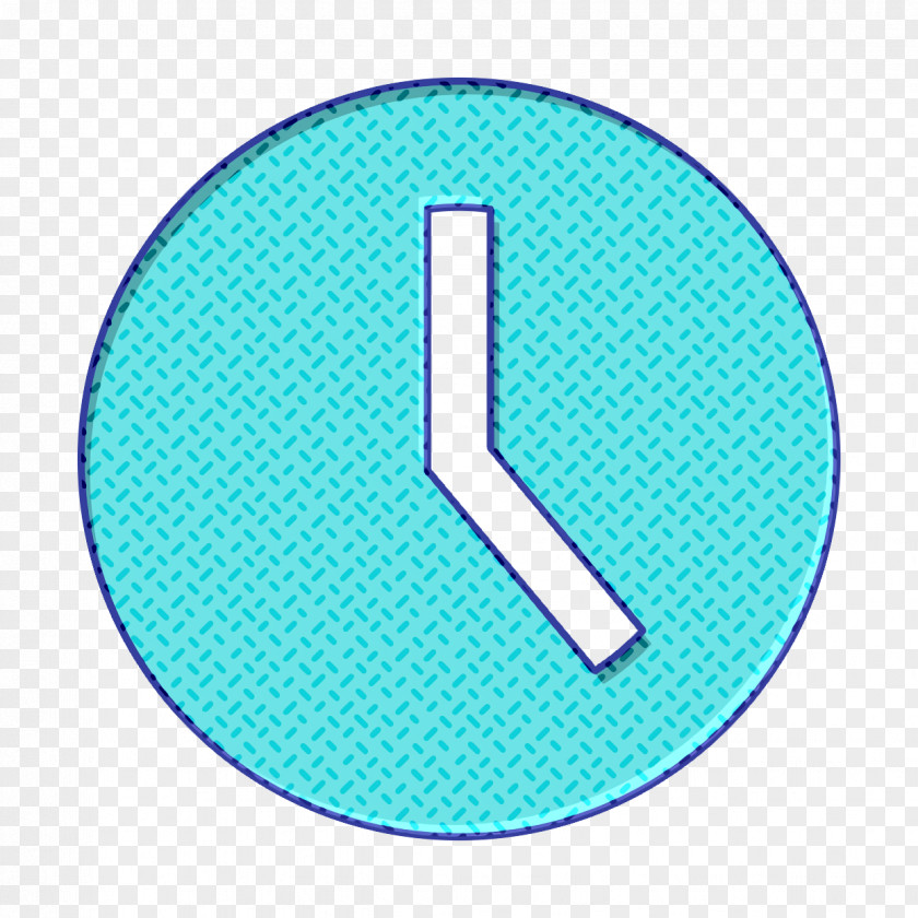 Symbol Electric Blue Time Icon PNG
