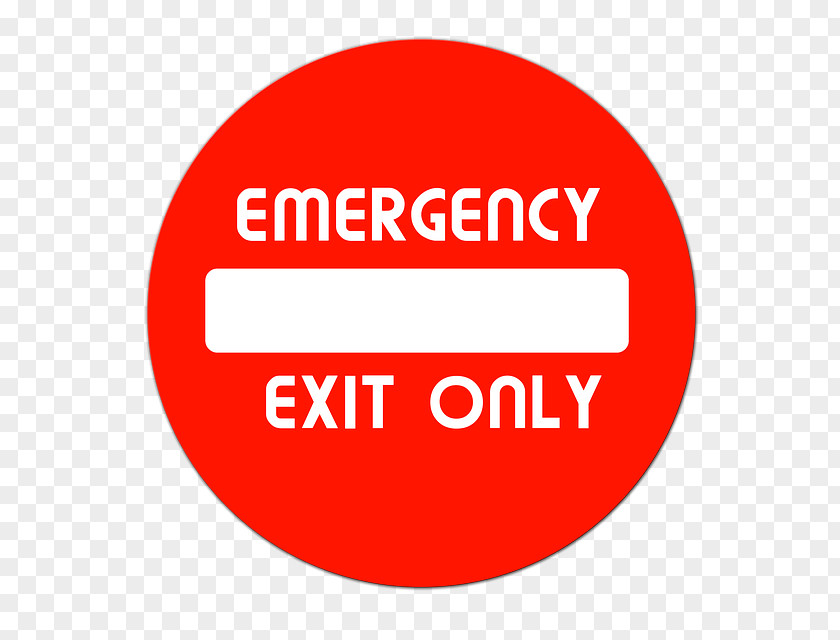 Window Emergency Exit Sign Decal Fire Escape PNG