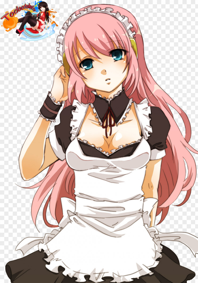 Maid Hatsune Miku: Project DIVA 2nd Vocaloid Megurine Luka Kagamine Rin/Len PNG