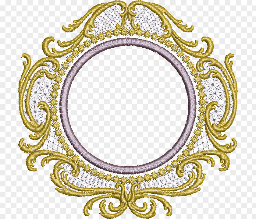 Picture Frame Ornament Gold Background PNG