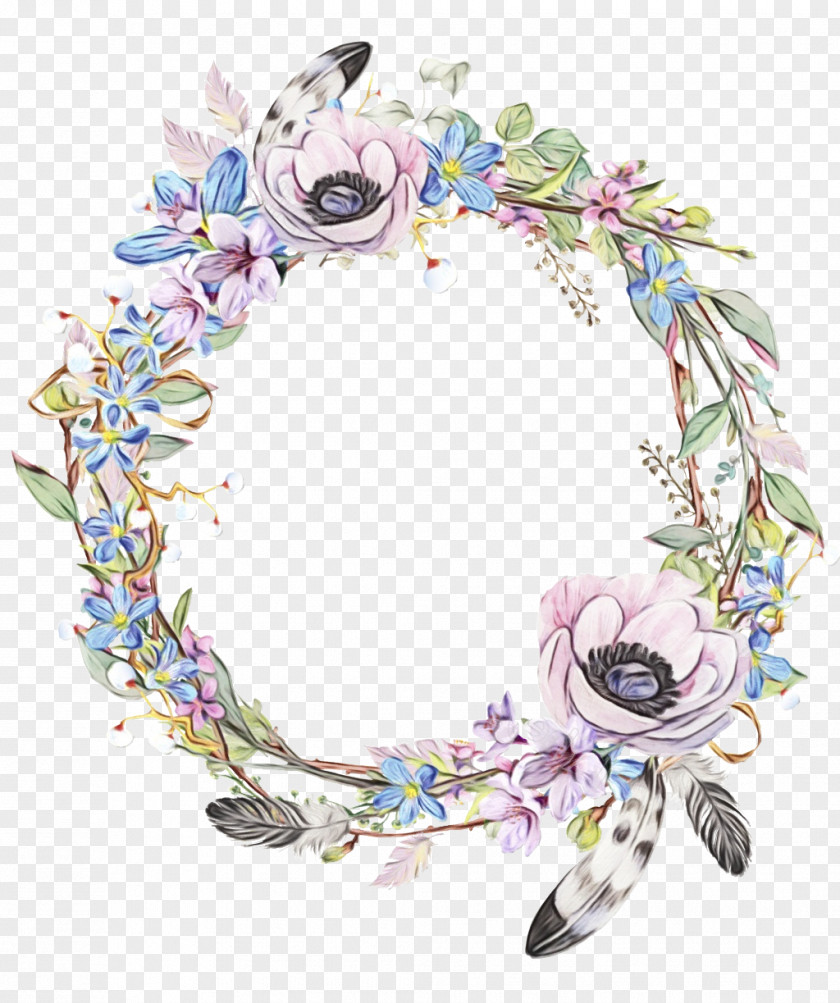 Body Jewelry Lilac Floral Background PNG
