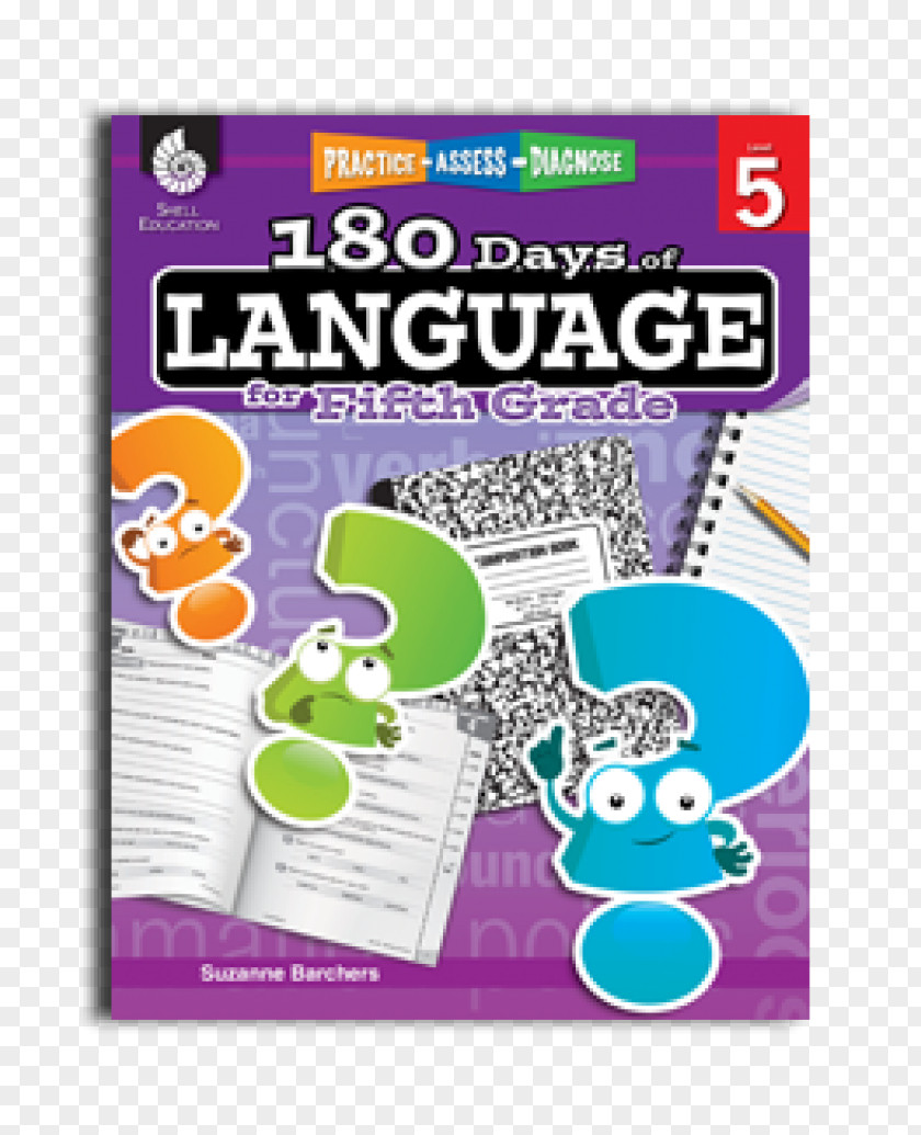 Student 180 Days Of Language For First Grade: Practice, Assess, Diagnose Sixth Grade Grammar Arts PNG