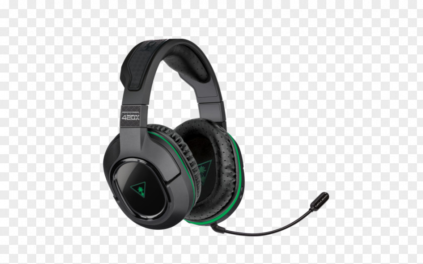 Turtle Beach Wireless Headset Removable Mic Xbox 360 Corporation Ear Force Stealth 420X 450 PNG