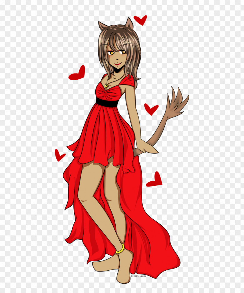 Fairy Costume Design Human Hair Color PNG
