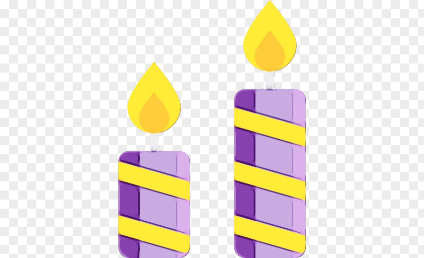Symmetry Birthday Candle PNG