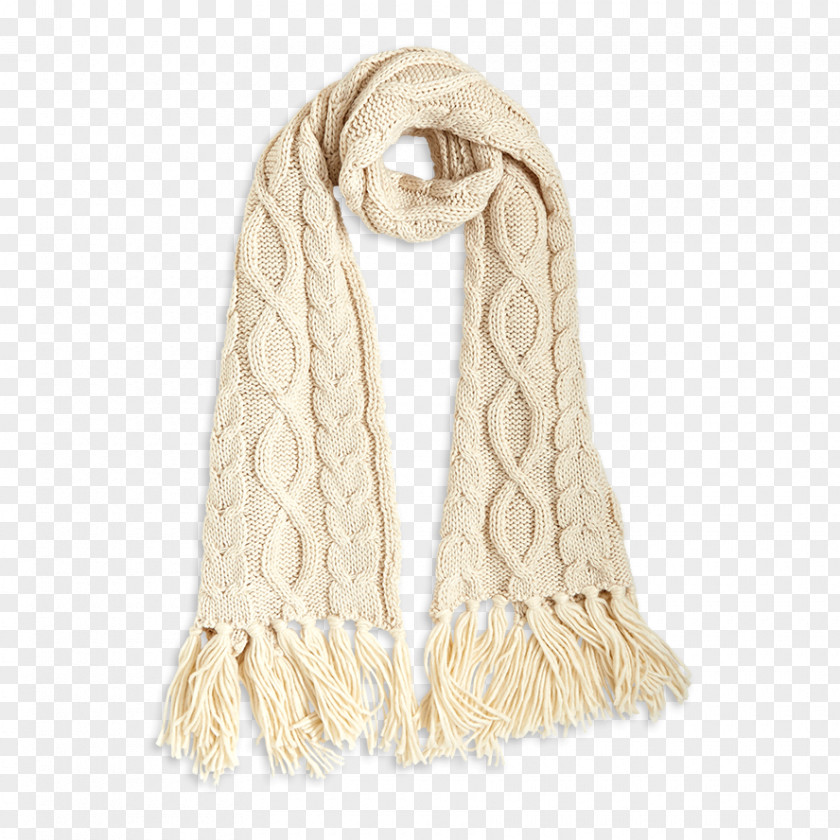 Women Scarf Beige PNG