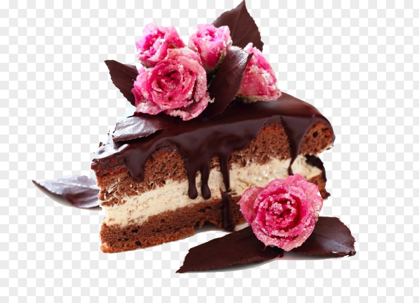 Chocolate Cake Ice Cream Torte Cheesecake PNG