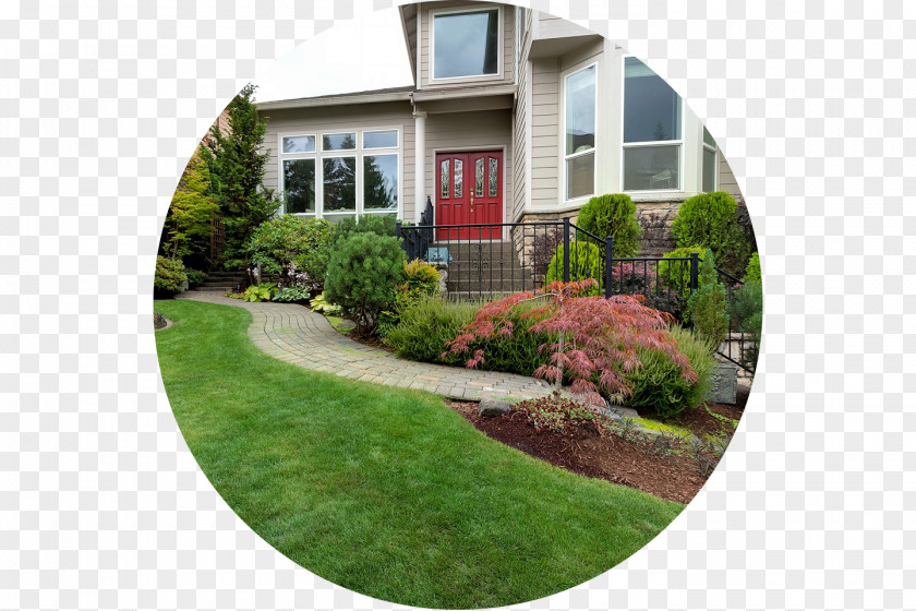 House Lawn Front Yard Landscaping Garden PNG