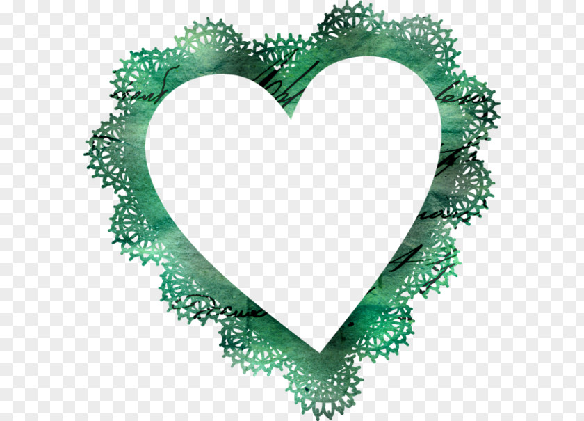 Kalp Green Leaf Heart PNG