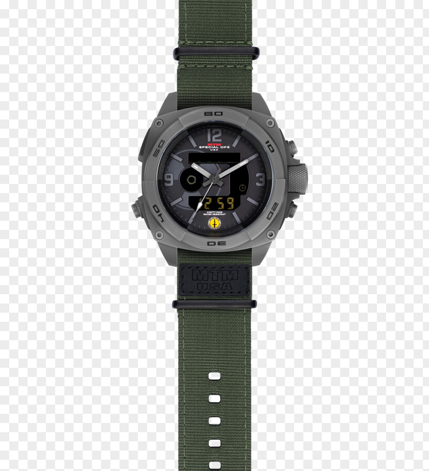 Military Radiation Detector Watch Tough Solar Pro Trek Clock PNG