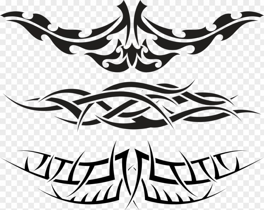 Tribal Tattoo Royalty-free Drawing Clip Art PNG