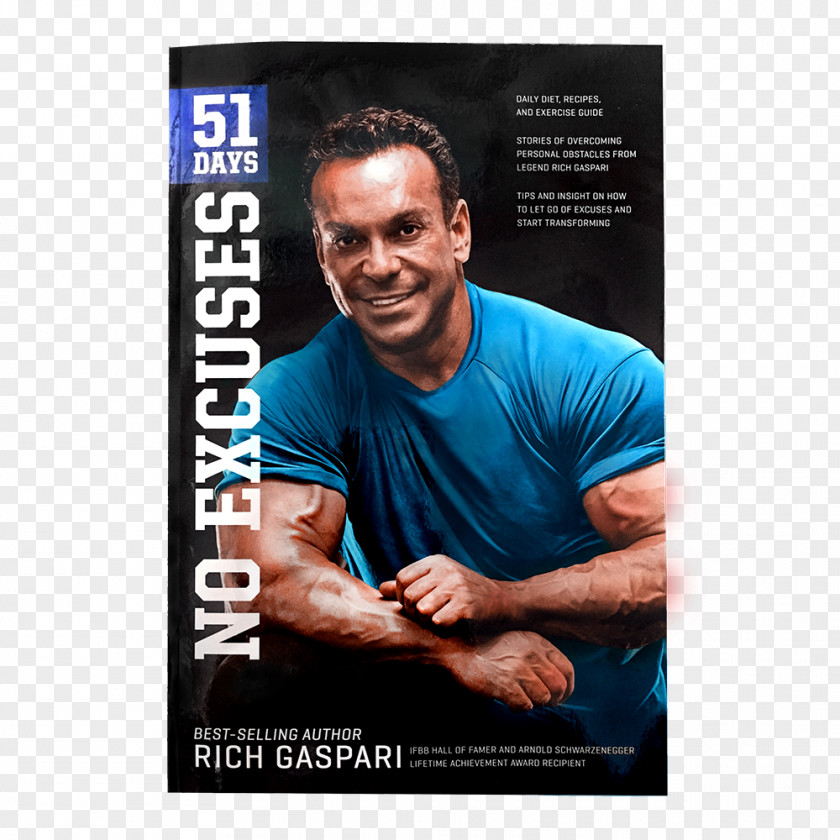 Book Rich Gaspari 51 Days: No Excuses Amazon.com E-book PNG