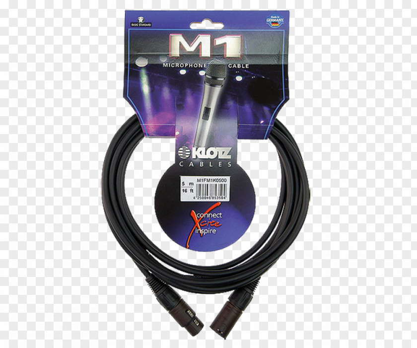 Microphone XLR Connector Electrical Cable Neutrik PNG