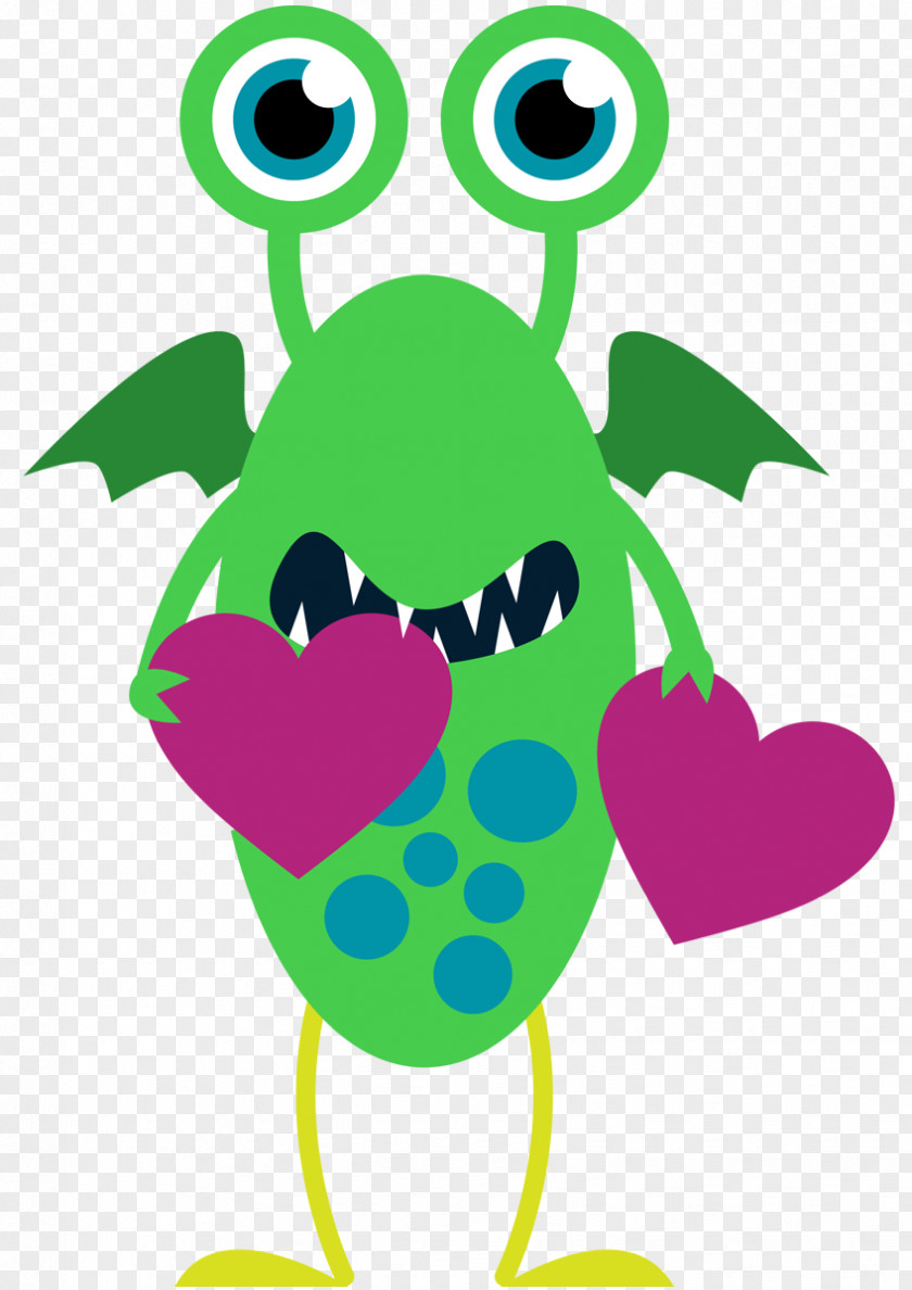 Microsoft Cliparts Monsters Valentine's Day Monster Heart Clip Art PNG