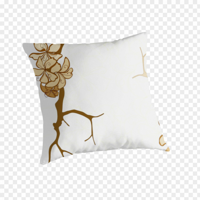 Pastel Flower Throw Pillows Cushion PNG