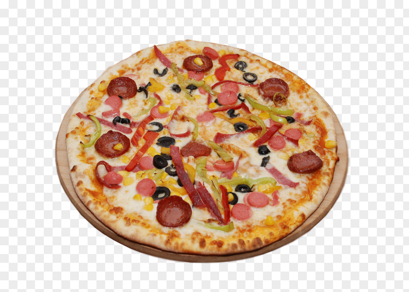 Pizza California-style Sicilian Domino's Pepperoni PNG