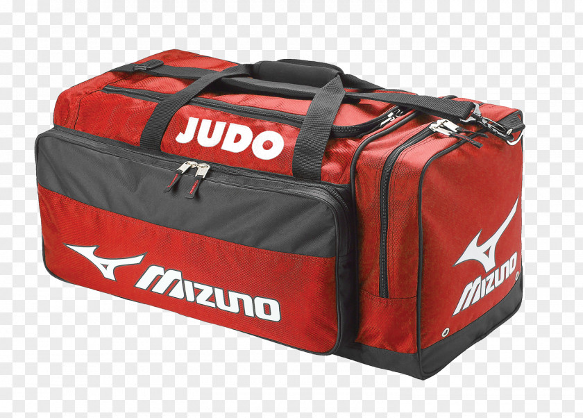Red Bag Duffel Bags Mizuno Corporation Baseball Judo PNG