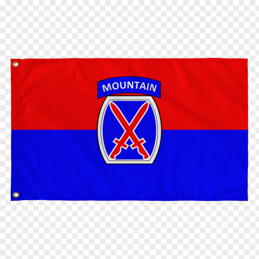 Red Flag Climbing Mountain 10th Division United States Army PNG