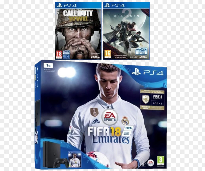 2018 FIFA 18 Sony PlayStation 4 Slim Pro PNG