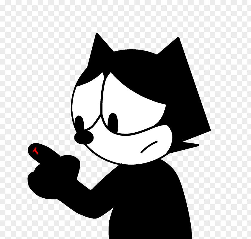 Blood Clip Art Felix The Cat Finger Bleeding PNG