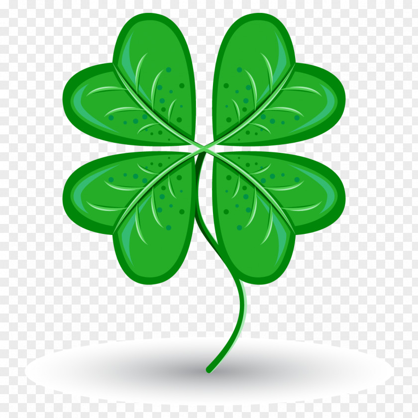 Clover Saint Patricks Day Four-leaf Symbol Luck PNG