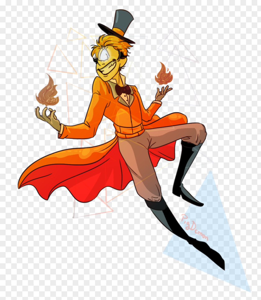 Demon Bill Cipher Drawing Fan Art PNG