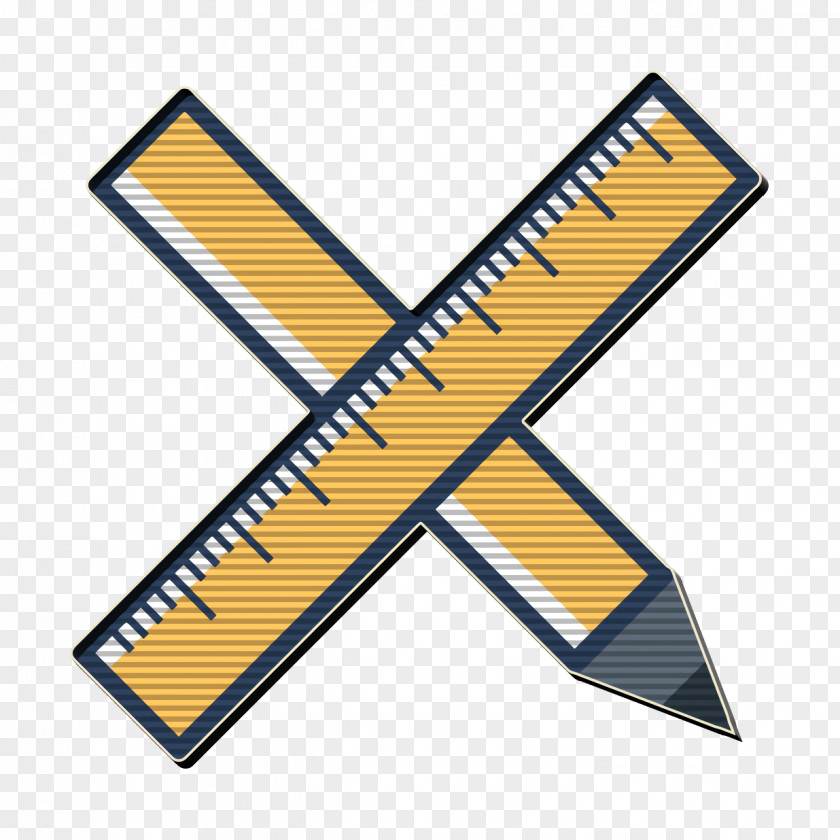 Airplane Scale Icon Cm Inch Measure PNG