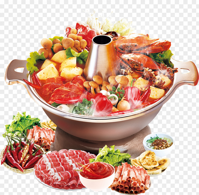 Business Hot Pot Chinese Cuisine Catering Food PNG