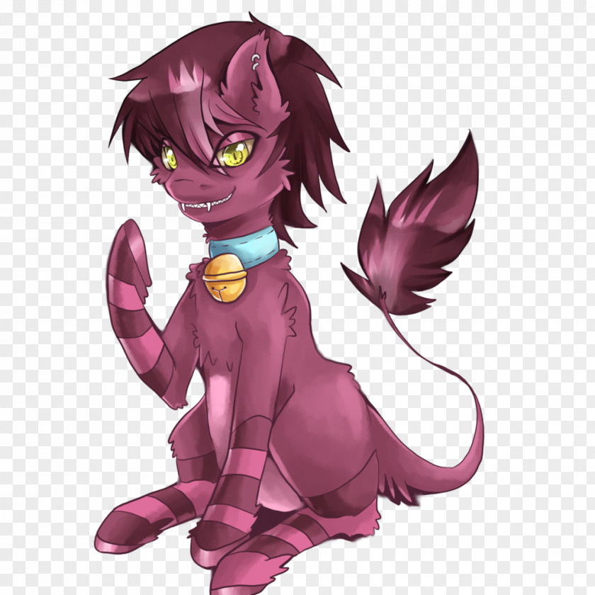 Cat Demon Horse Figurine Illustration PNG