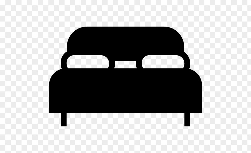 Drawing Of A Bed Double Outline Sleep Clip Art Chair Car PNG