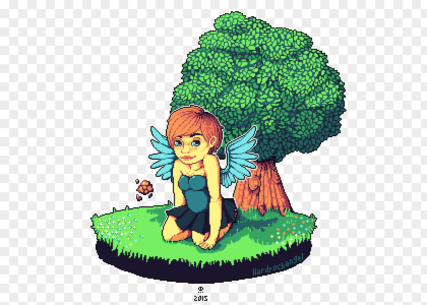 Fairy Scene Leaf Green Legendary Creature Animated Cartoon PNG