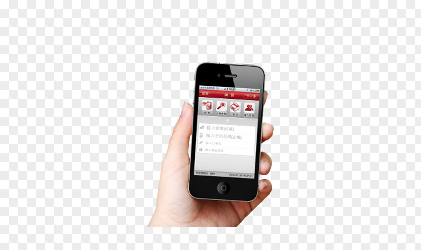 IPHONE Holding Cell Phone Pictures Smartphone Feature Mobile App Telephone PNG