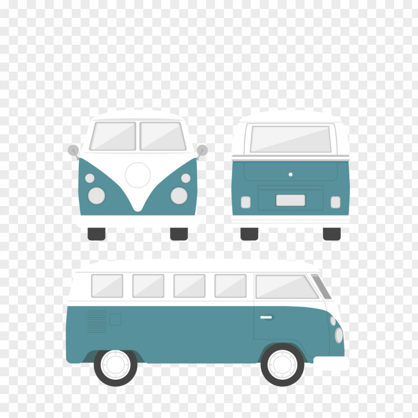 Vector Bus Volkswagen Type 2 Royalty-free Stock Photography Illustration PNG