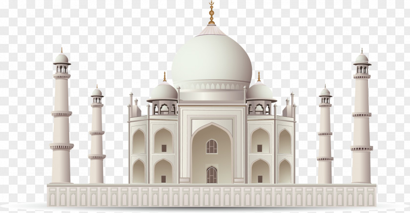 Vector Taj Mahal India Swachh Bharat Abhiyan Tourism Travel PNG
