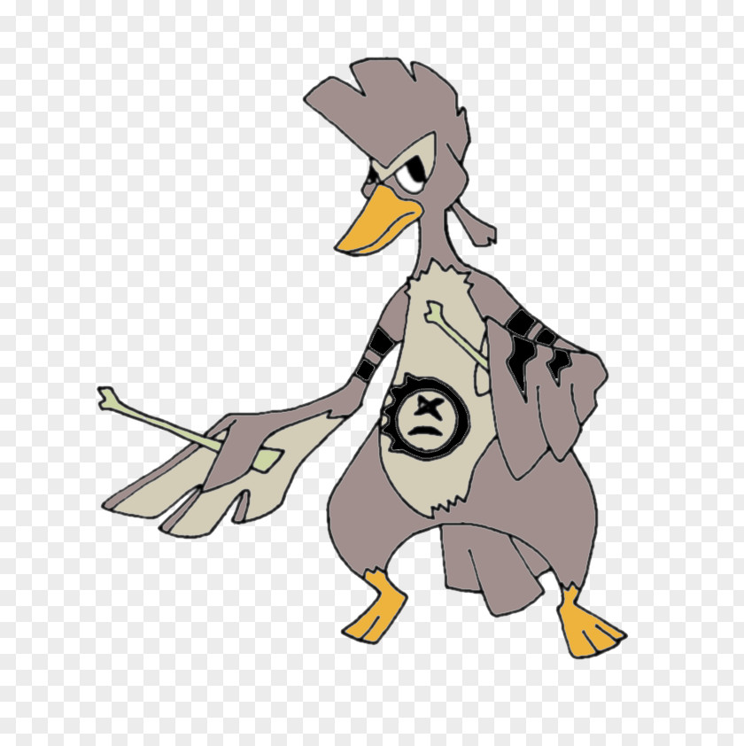 Duck Pokémon Red And Blue Farfetch'd GO PNG