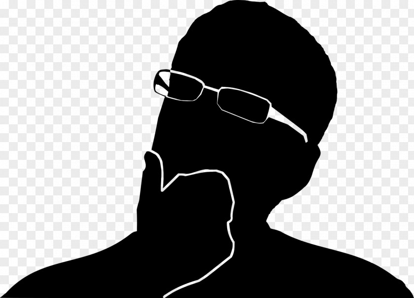 Man Thinking The Thinker Person Clip Art PNG