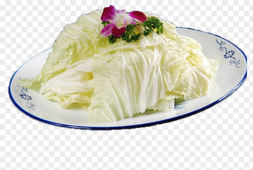 A Dish Of Sliced ​​cabbage Chinese Cuisine Vegetable Cabbage Napa PNG